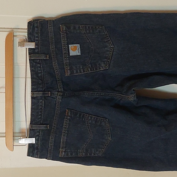 Carhartt Flannel Lined Relaxed Fit Jeans - Picture 14 of 16